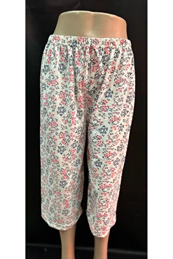 Kuryıldız Pantaloni pijama - Alb - tiv cu volane
