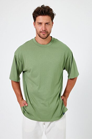 ALEXANDERGARDI Basic Oversize T-Shirt - Slit Detailed (UN-70418)