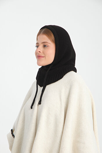 VEGA MODA Ayarlanabilir Triko Kalın Örgü Başlık, Balaclava, Triko Başlık, Bere, Kapüşonlu Başlık, Triko Örgü
