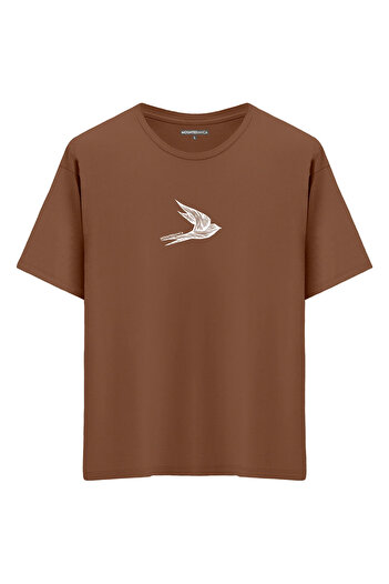 Mounte Bianca Unisex Uccello - Μπλουζάκι Oversize