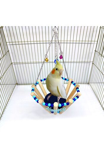 aliceshop Cockatiel and Basket - Swing Bird Bed, Sleeping and Resting