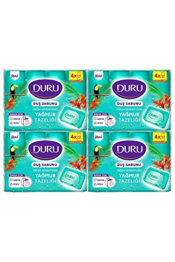 Duru Fresh Sensations Rain Freshness 16 Pieces Shower Soap 4x600 gr