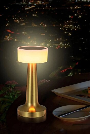 HANGAST Dekoratif Şarjlı Dokunmatik Led Masa Lambası Usb Kablolu Abajur Ve Gece Lambası Hl-016