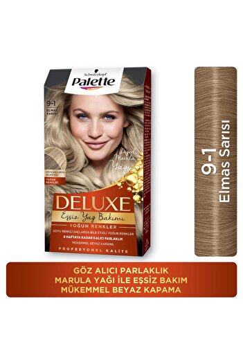 Palette Saç Boyası - Deluxe 9-1 Küllü Sarı 4015000976008