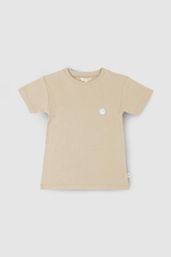 Little Gusto Bamboo Kids T-Shirt Beige