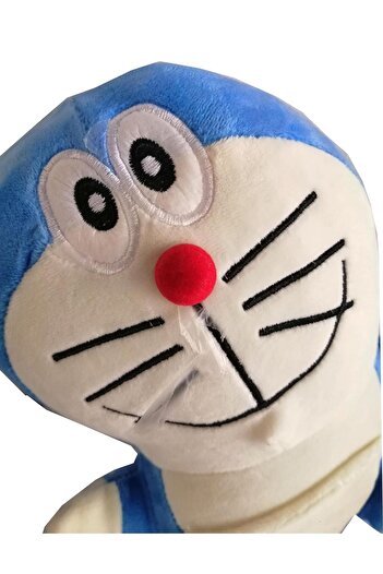 e-life İthal Pofuduk Kumaş Fujiko F. Fujio Doraemon Anime Figür Peluş Oyuncak Uyku & Oyun Arkadaşı 30 cm.