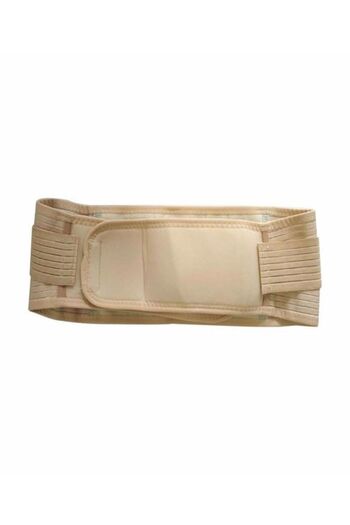 mrtbilisim Cream Colored Magnetic Waist Corset with 16 Magnets - Pain Relief