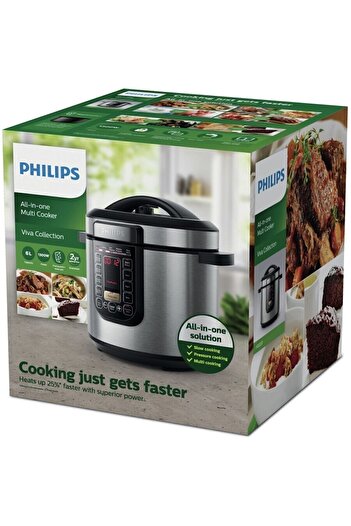 Philips Multıcooker Hd 2237/40 Elektrikli Düdüklü Tencere 8 Litre