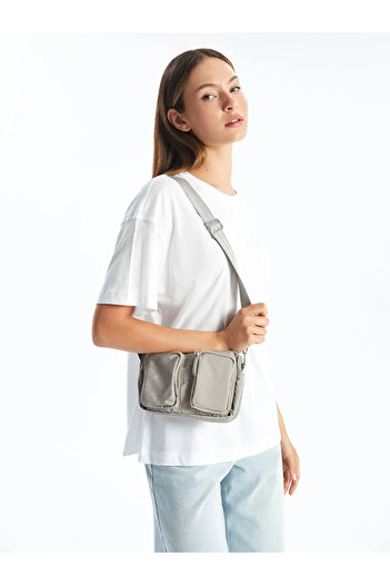 LC Waikiki LCW ACCESSORIES - Сіра регульована сумка через плече для жінок
