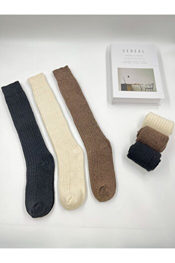 izaycollection STND 3 ' ЧИФОТ ДЕБЕЛИ ВЪЛНЕНИ ЧОРАПИ ДО КОЛЕНАТА Класически