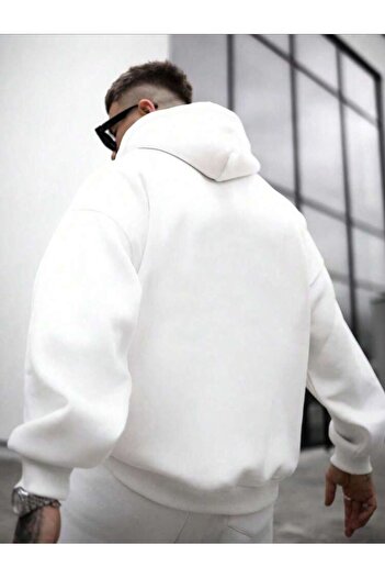 AFROGİYİM Unisex Brooklyn 1898 Mountain Printed Oversize Hoodie