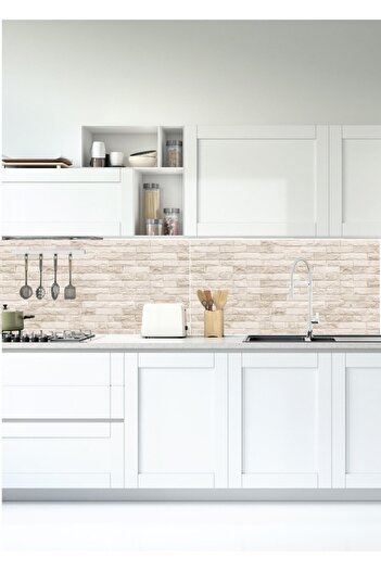 ENGINPRINT Kitchen Countertop Tile Foil Covering Sticker