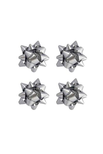 Partioutlet Silver Gift Package Ornament 100 Pieces 5 Cm