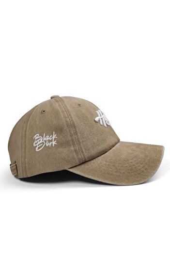 BlackBörk Vintage Baseball Αύριο Τρία Κεντημένο καπέλο βιζόν