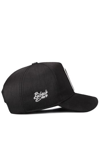 BlackBörk V1 Baseball Boss Unisex Чорна капелюх Cordura - 4sb з логотипом (CAP)