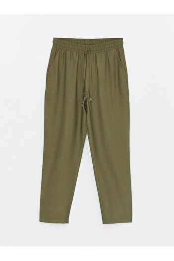 LC Waikiki Carrot Cut Women's Trousers with Elastic Waist