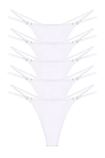 riways secret Cotton String Thong 5 Pack
