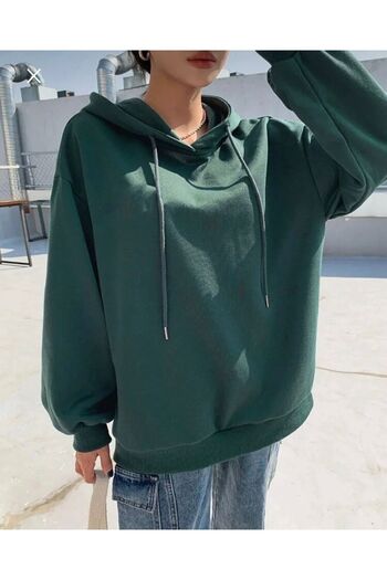 AFROGİYİM Unisex Colorful Do What Doing Happy You Printed Oversize Hoodie