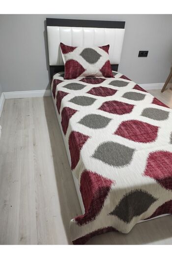 Evcimenhome 1 Piece Morocco Aunt Pillow Single Bed Cover Set with Pillowcase