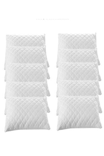 VentiSette 10 Bucuri Matlasata Fermoar Protectie Perna Saltea 50x70 cm