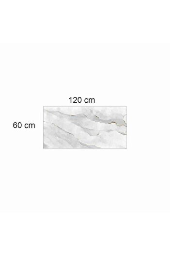 ENGINPRINT Kitchen Countertop Gold Veined Marble Pattern Tile Foil Coating Sticker