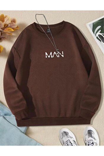 AFROGİYİM Unisex Man printed oversize φούτερ