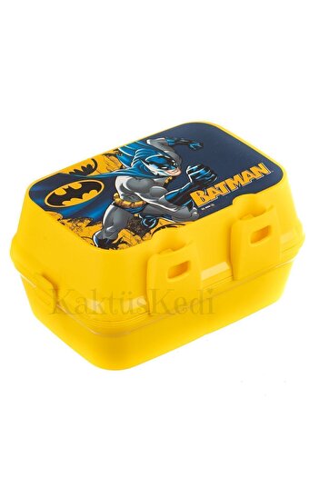 KaktüsKedi 4 Bölmeli Çocuk Beslenme Kutusu - Yemek Saklama Kabı Batman