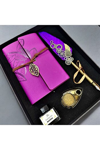 CAVAŞ sun hat Notebook Set with Custom Dip Pen