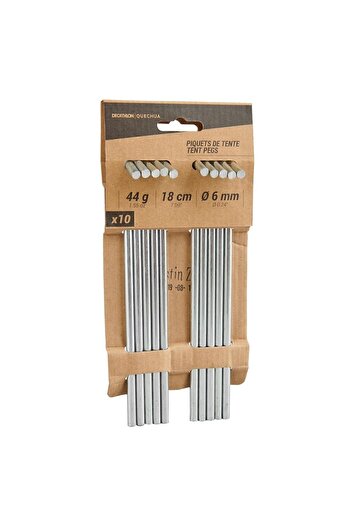 Decathlon Stâlp pentru cort - Oțel - 10 buc