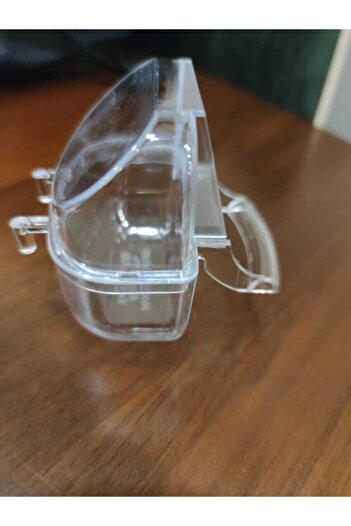 Fit Fly Transparent Budgie Feeder 2 Pieces