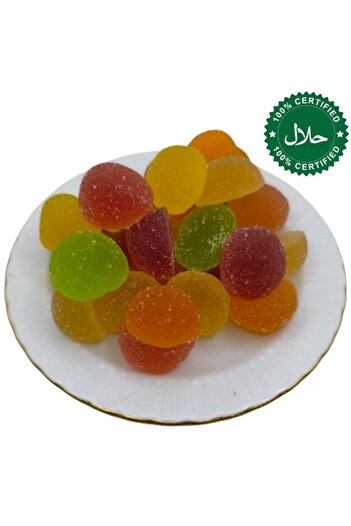 Bakkal Hasan 500 Gr Jelly Fruit Round - Bakkal Hasan