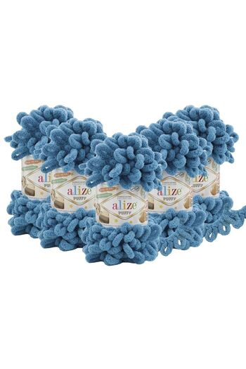 Alize Puffy 5 Pack - Πλεκτό νήμα χειρός (PETROL 294)
