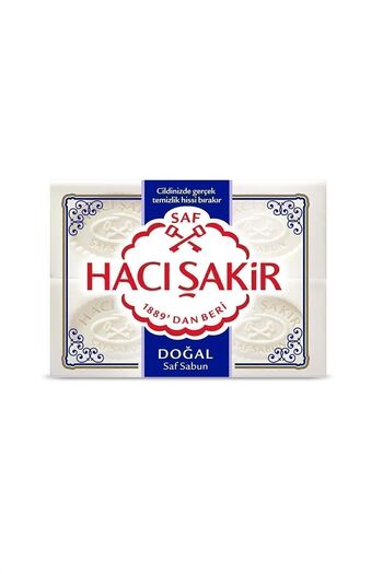 Hacı Şakir Natural Traditional Pure White Soap 4x150 gr