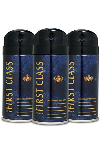 First Class Erkek Deodorant 3x150ml