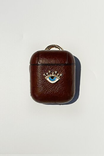hey lori - Mocha Eye Detailed Apple 1-2 Case