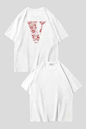 Carpe Kiss Design V Oversize T-shirt