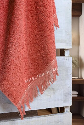 Meslina Home 80x160 Баня з бахромою - Великий рушник hs-banyotek-somon