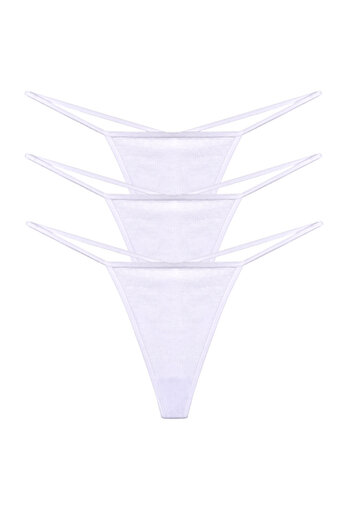 riways secret Cotton Rope Thong 3 Pack