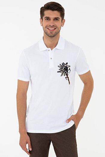Pierre Cardin Λευκό ανδρικό T-Shirt G021SZ011.000. 1277392
