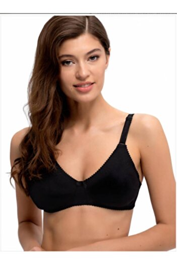 AYYILDIZ 556 Women's Cotton Non-Wire Bra Black