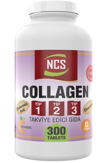 Nevfix Ncs 300 Tablet Collagen 1000 Mg Collagen Type 1-2-3 Glutathione Dvit