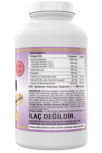 Nevfix Ncs 300 Tablet Collagen 1000 Mg Collagen Type 1-2-3 Glutathione Dvit