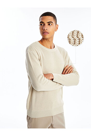 LC Waikiki Ανδρικό Πλεκτό Πουλόβερ - Μακρυμάνικο, Crew Neck