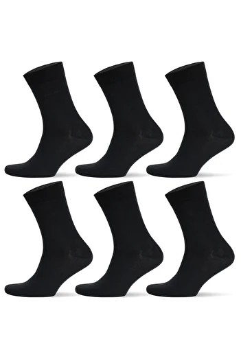 ANTHONY JACKSON 6 Pairs Boxed BAMBOO Premium Classic Men's Socks