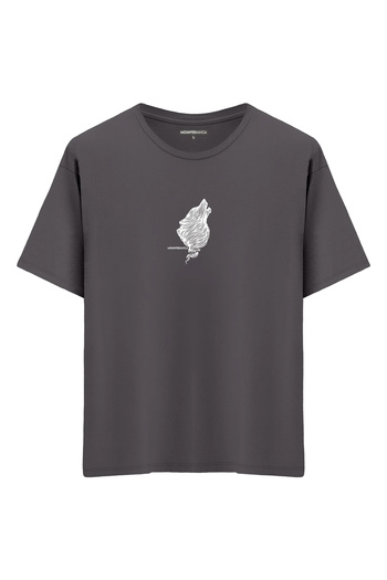 Mounte Bianca Unisex Wolf - Μπλουζάκι Oversize