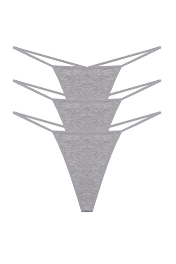 riways secret Cotton Rope Thong 3 Pack