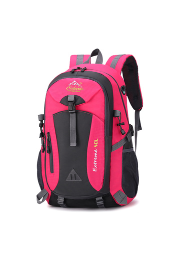 Bliss Pink Imported Multipocket Waterproof Outdoor Mountaineer Sports Bag 40 lt