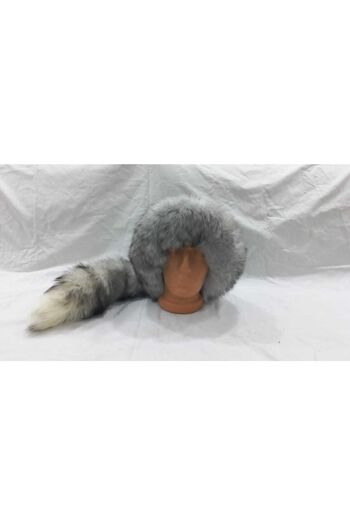 ötüken Börk Heart Hat with Wolf Snap and Tail