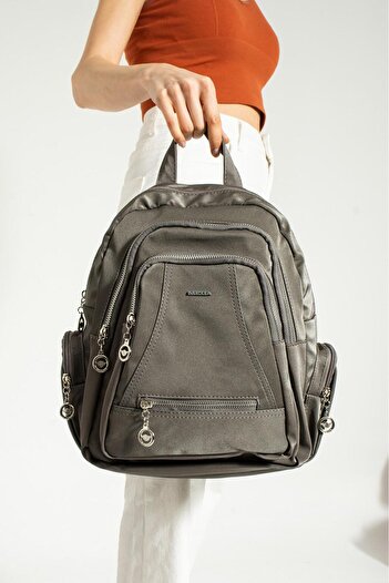 MEGA ÇANTA Satin Leather Daily Backpack - Convenient Use