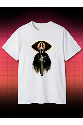 l'eivor Λευκό μπλουζάκι Unisex - Witch King & King of Angmar Printed